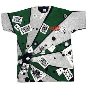 Vintage Rio Las Vegas Casino Hotel All Over Print Short Sleeve T-Shirt Sz XL